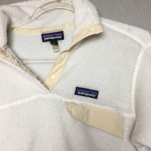 ❤️SOLD❤️Patagonia White Serpa Pullover Jacket - Picture 4 of 5